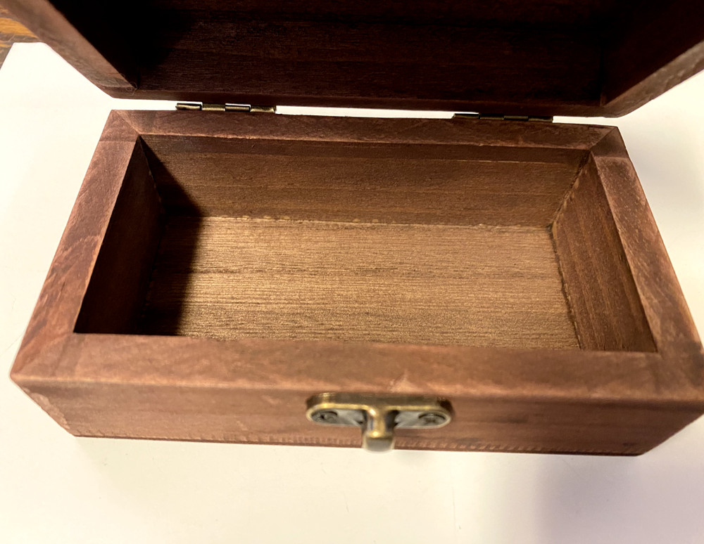 Sleeping Saint Joseph Petition Wood Box , New #AB-023