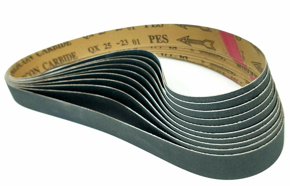 1X18 Knife Sharpening Sanding Belts Silicon Carbide 10 Pack