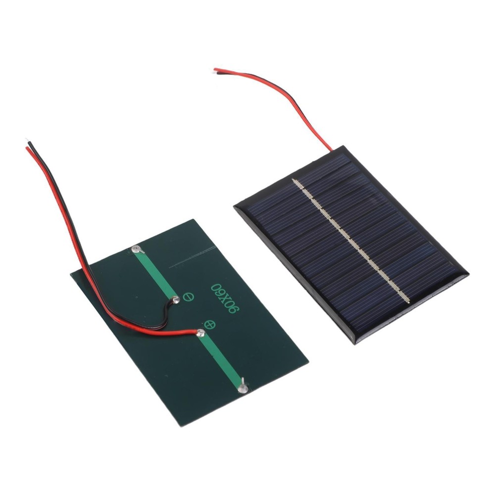 Efficient 6V Solar Panel with 15CM Cable for Various For DIY Applications