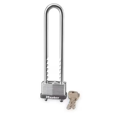 Master Lock 517D Padlock, Keyed Different, Adjustable Shackle, Rectangular