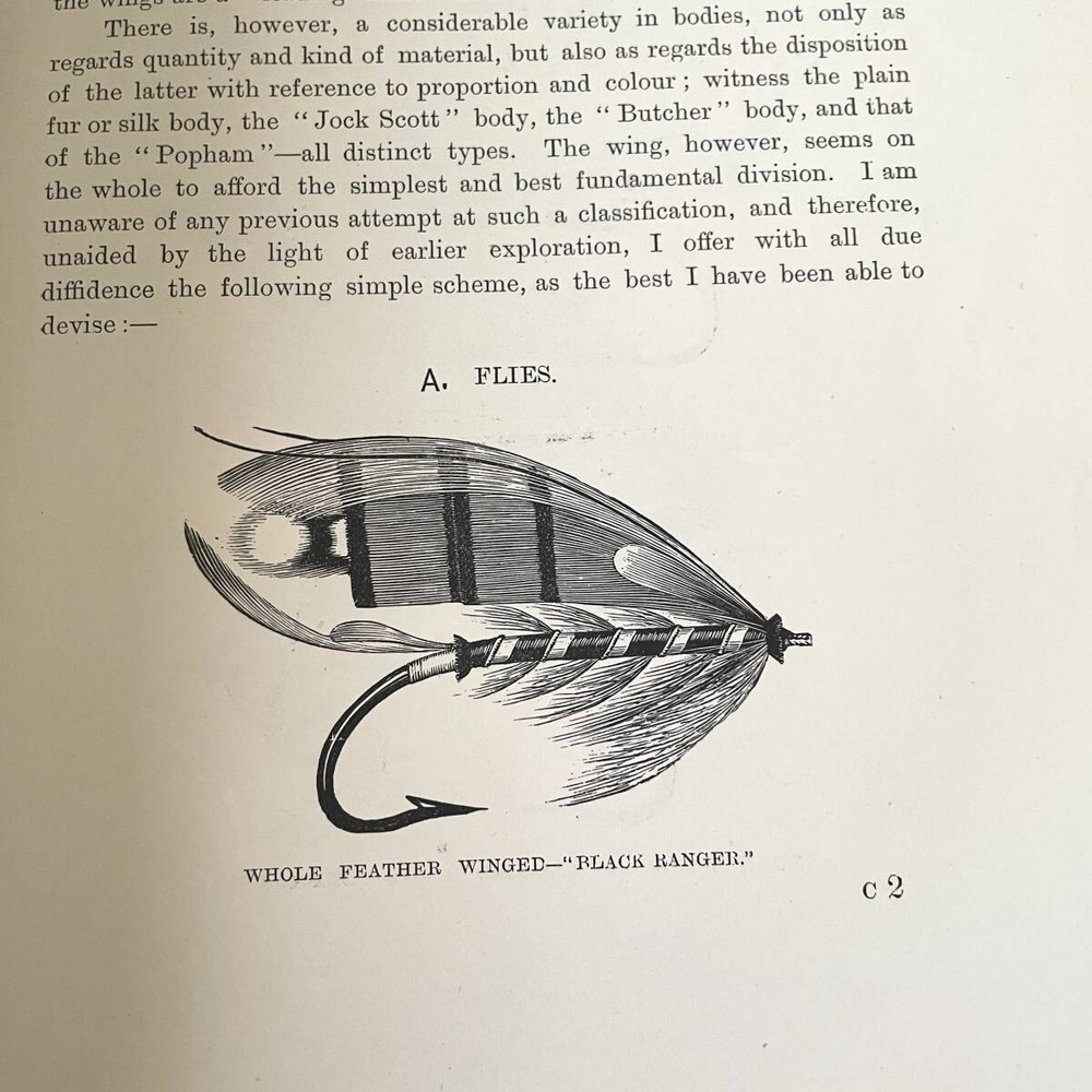 [A rare first edition!] George Mortimer Kelson's "Salmon Fly"