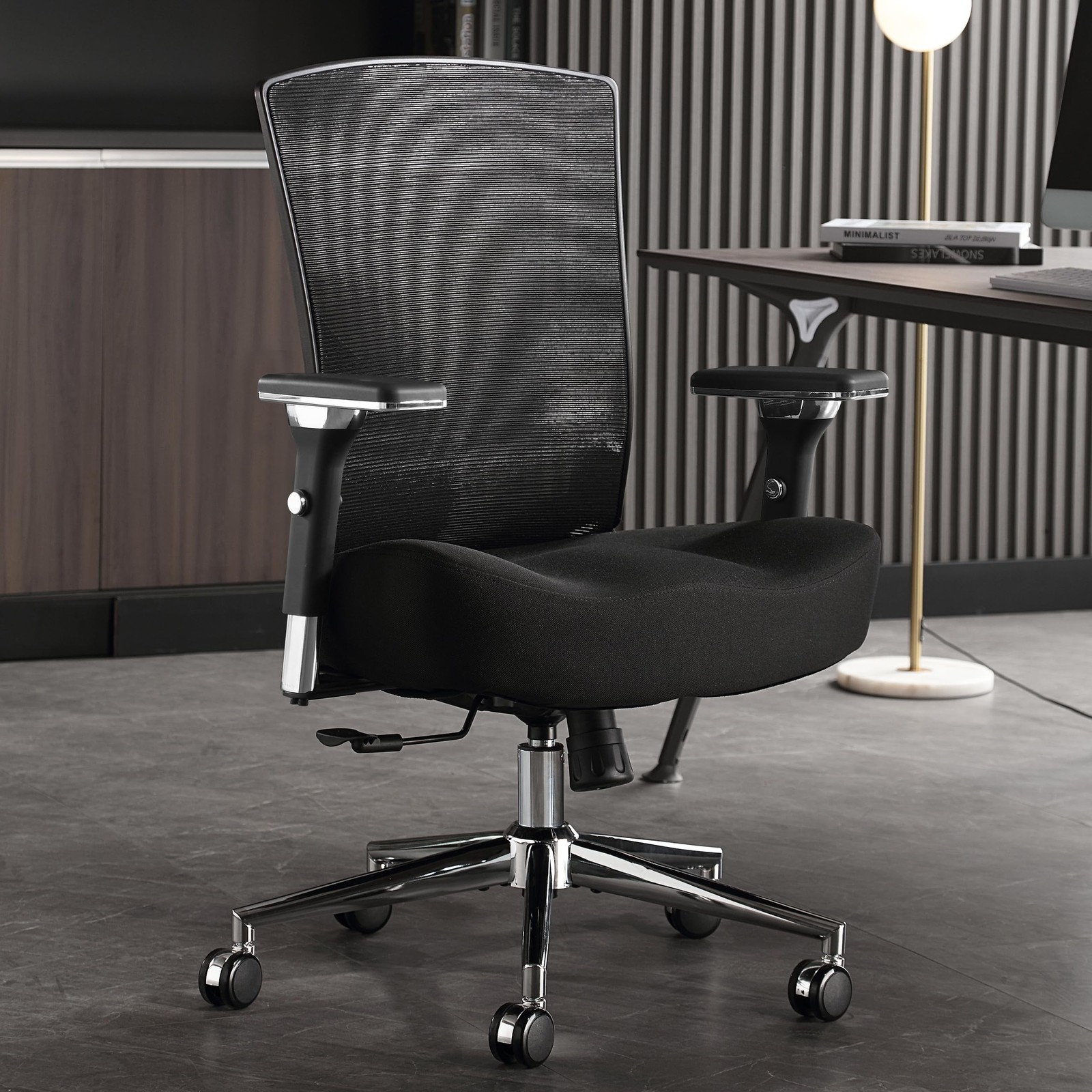 Big and Tall Office Chair 500lbs, Ergonomic Oversize Mesh Desk Chair