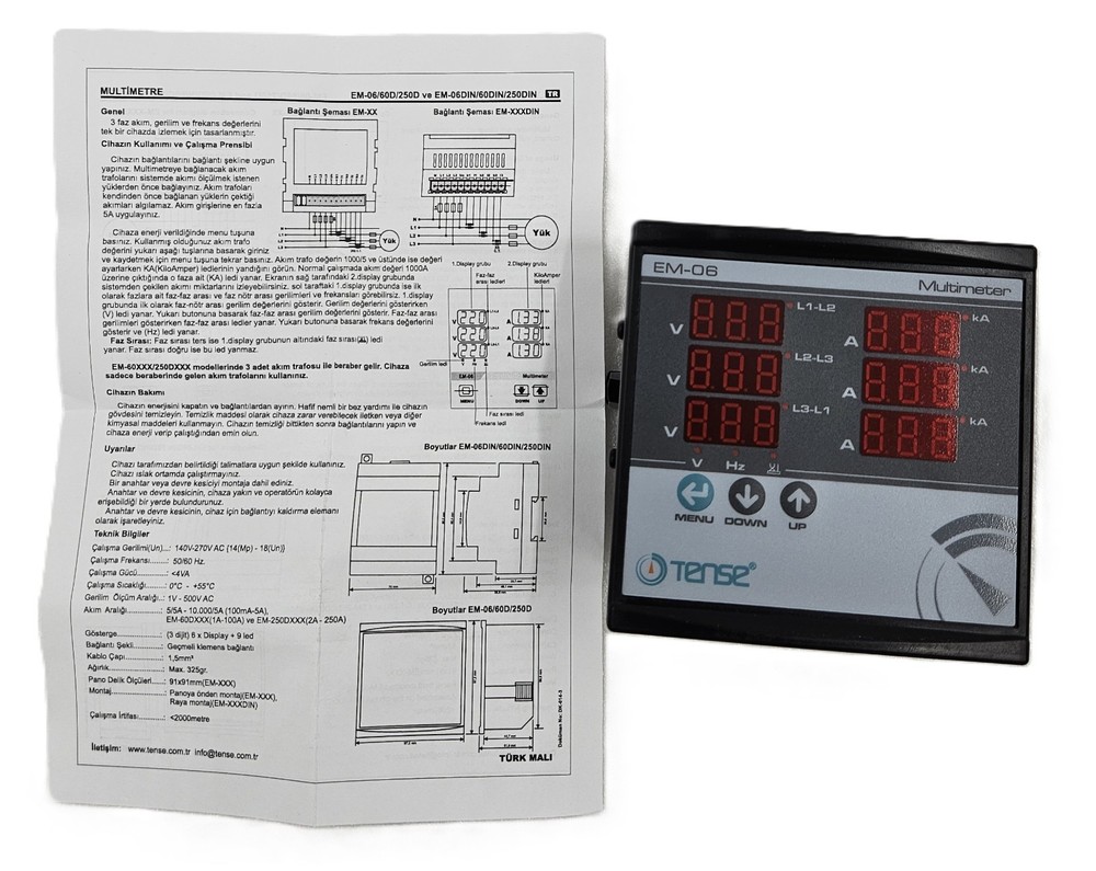 TENSE EM-06 DIGITAL MULTIMETER [FAST SHIPPING]