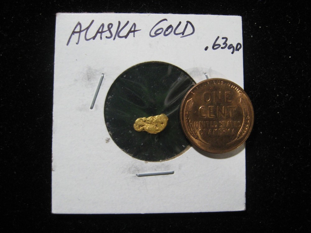 ALASKA GOLD NUGGET  .630 GRAMS