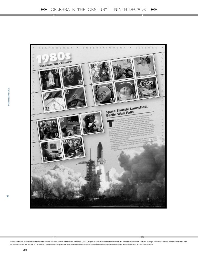 2000 U.S. Commemorative Singles COMPLETE Supplement (White Ace Alternative)