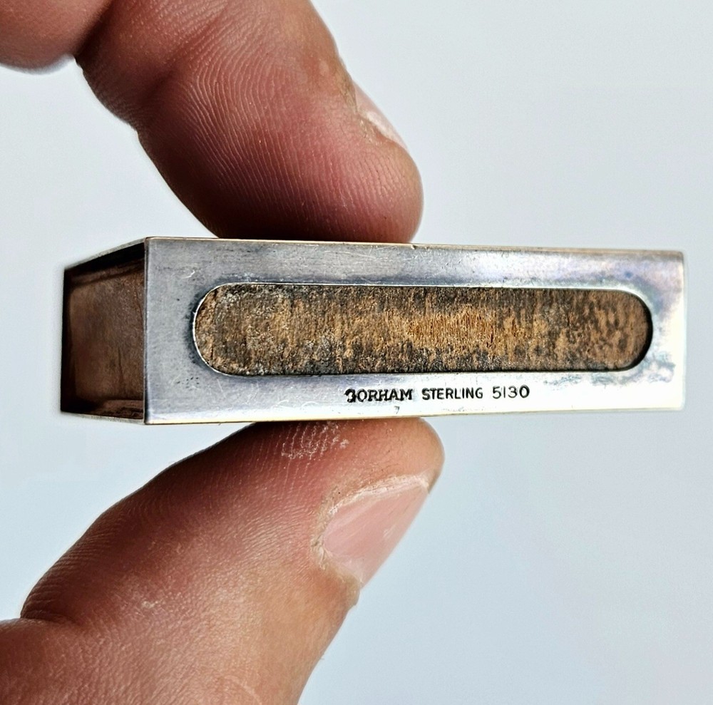 Antique Gorham 925 Sterling Silver Match Holder