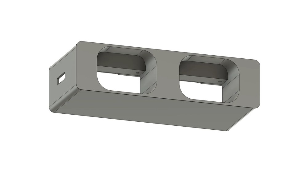 JetKVM Dual Adapter Insert for AI Key Rack Mount