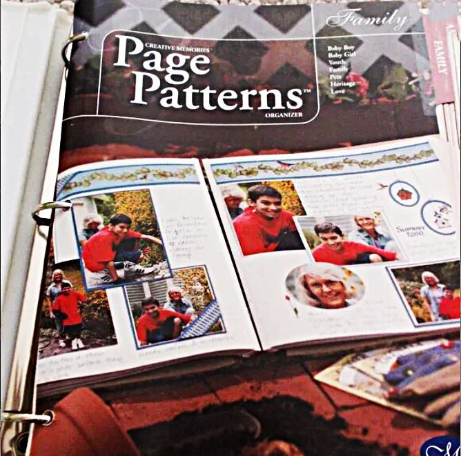 Creative Memories Scrapbooking Binder Organizer Ideas Page Patterns