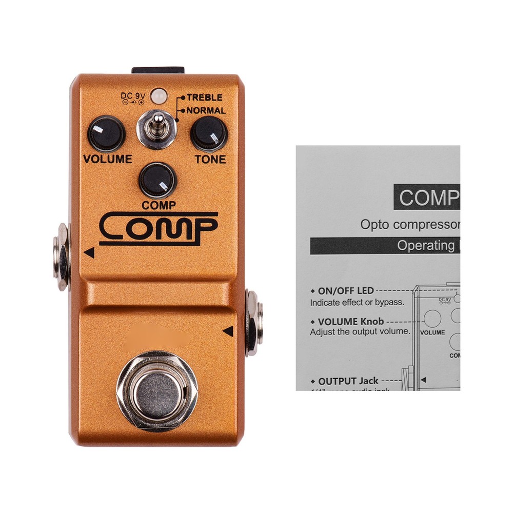 Compressor Guitar Effect Pedal True Bypass Normal 2 Modes Y9M1