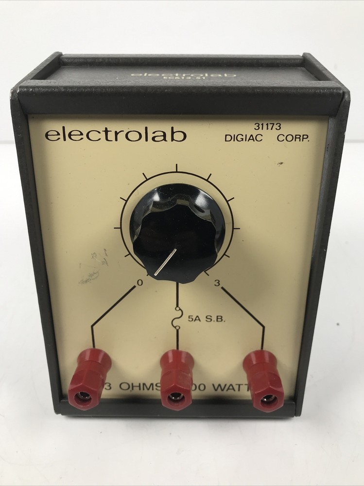 Electrolab EC626-51 3 Ohm 100 Watt Vintage Switch Device Testing