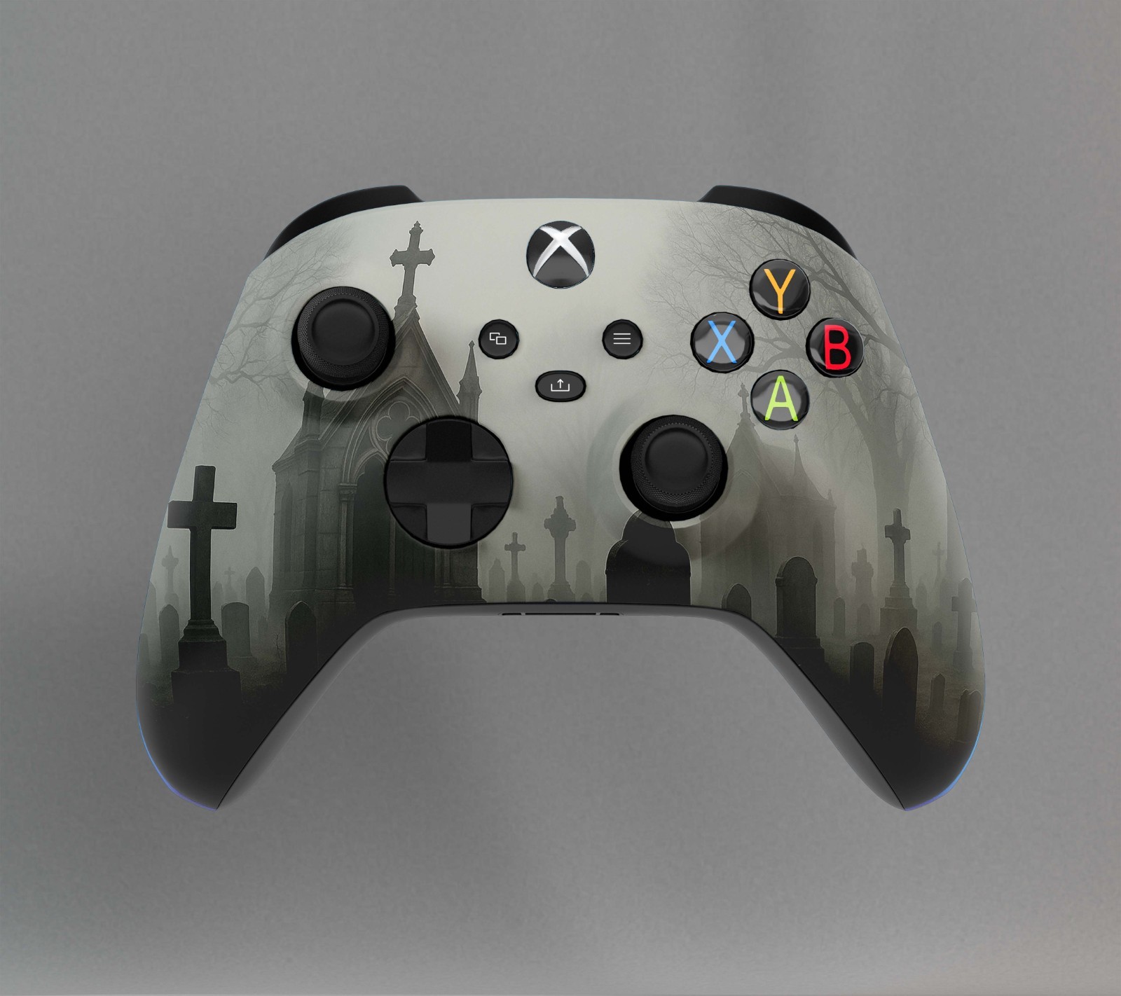 Xbox Series X Console & Controller Vinyl Skin Wrap – Cemetery