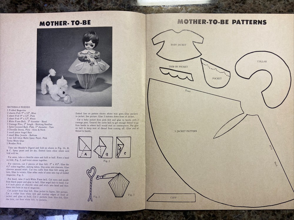 Vintage More Folded Magazine Projects - Craft Instruction Paperback