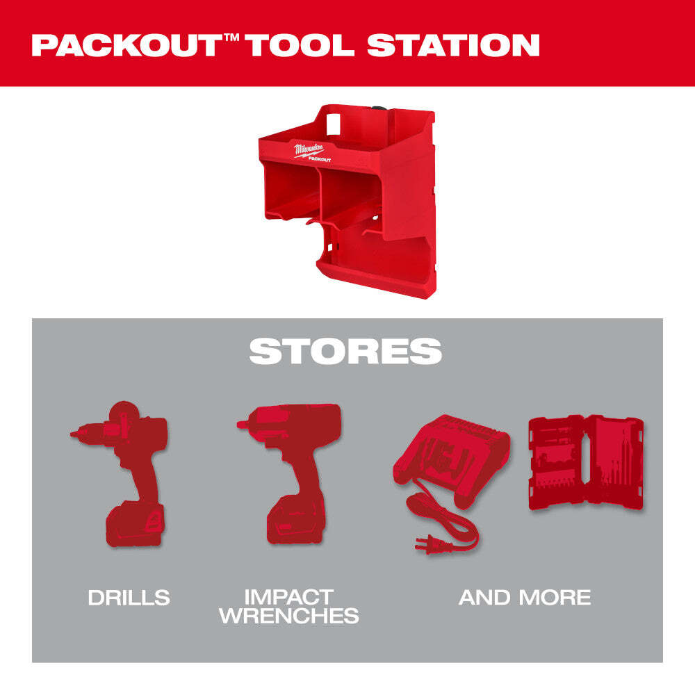 Milwaukee 48-22-8343 PACKOUT Durable Versatile Tool Station Storage System