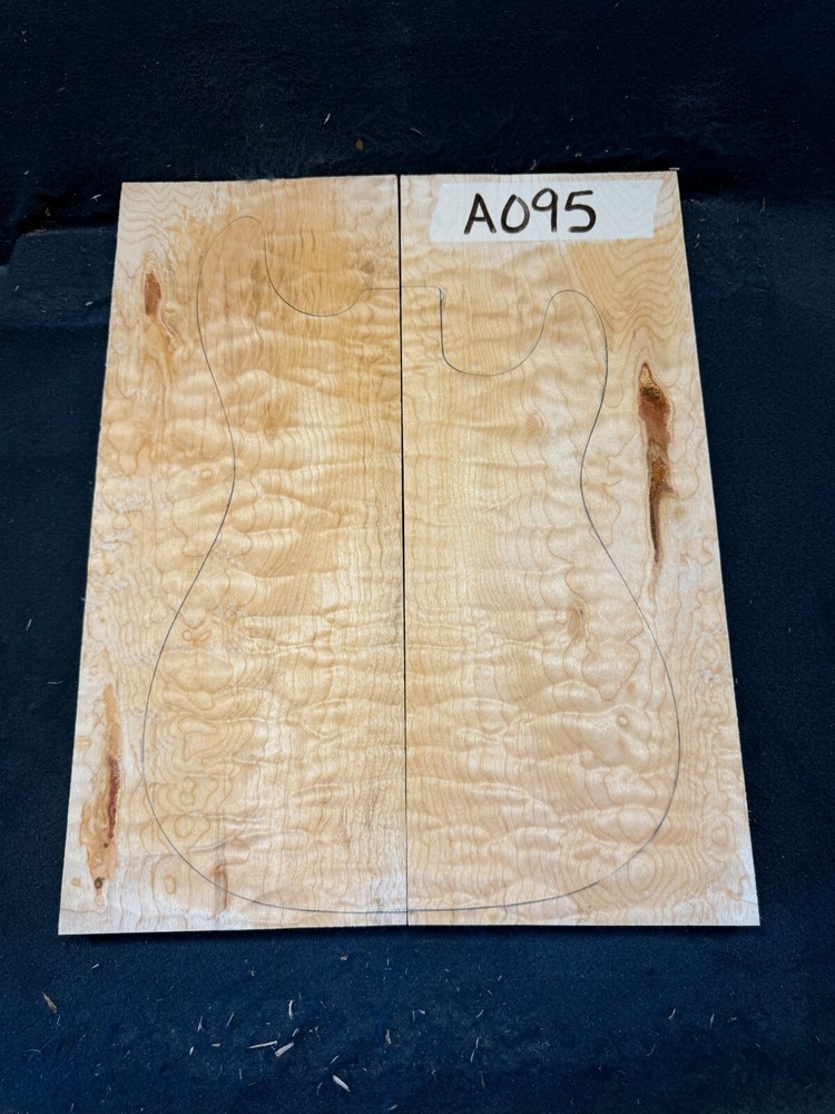 quilted figured maple carve-top