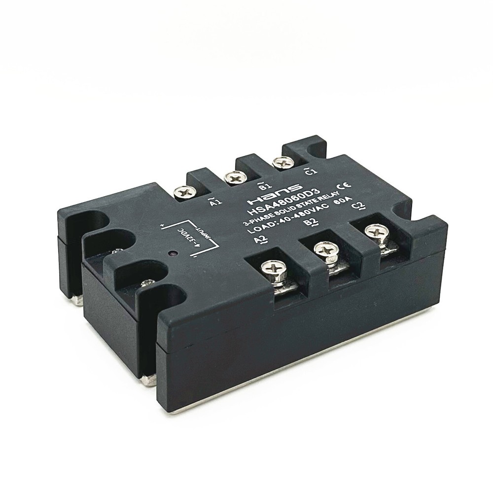 1x 40A~120A DC-AC 4-32VDC/40-480VAC Three-phase solid state relay