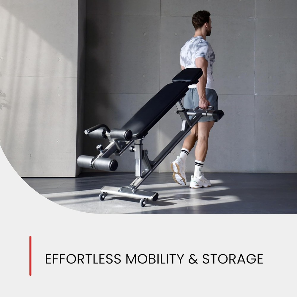 Superior Adjustable Ab Bench - Decline & Flat Position for All Workout Styles