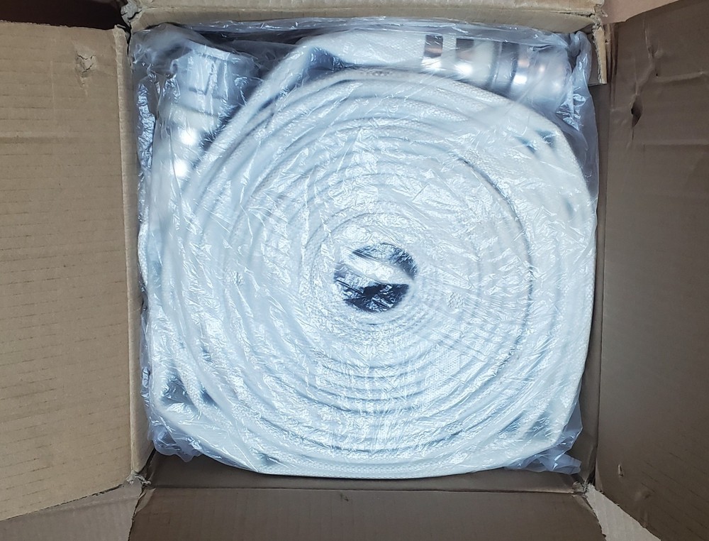 1.5"×50' Camlock Polyester Lay Flat Pump Discharge Hose