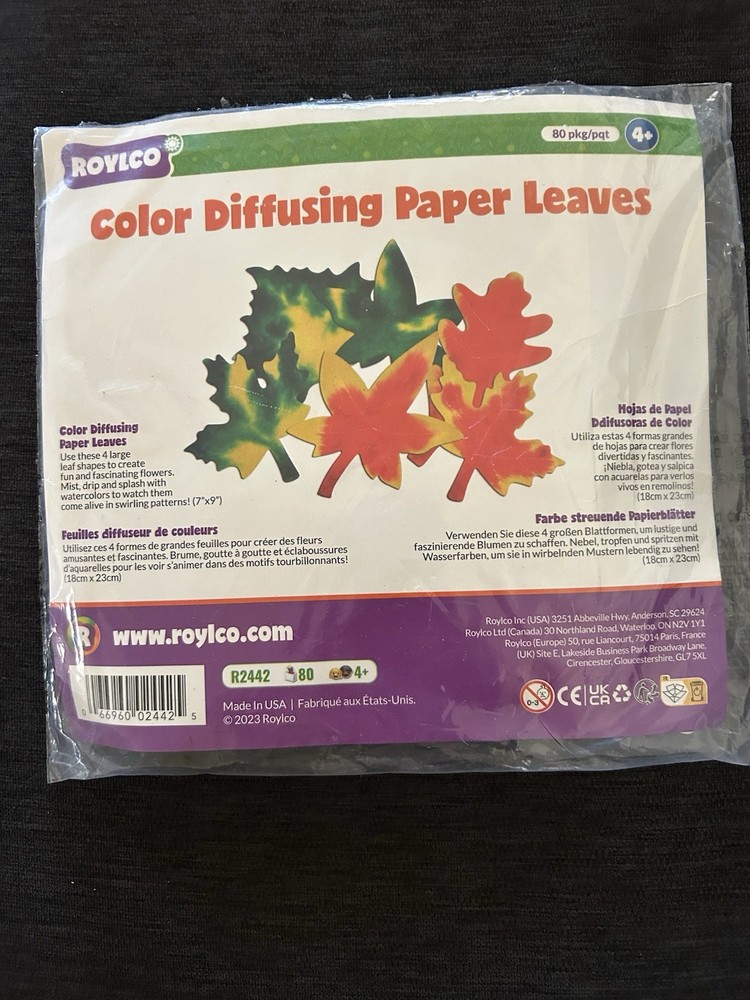 Roylo Color Diffusing Leaves 80pc