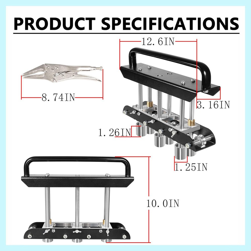 Three-Station Edge Roller Bender, Hydraulic Sheet Metal Bead Roller Bending Tool