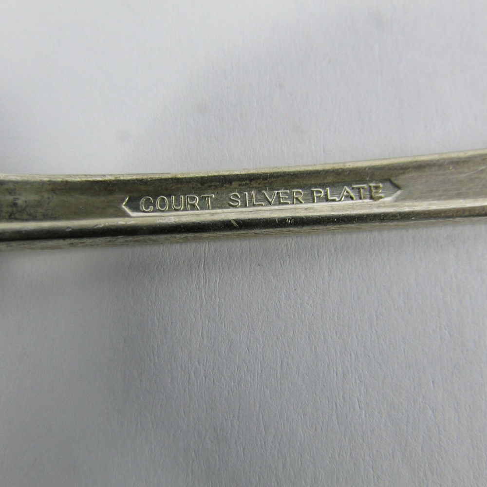 Court Silver Silverplate Teaspoon Flatware Glossy
