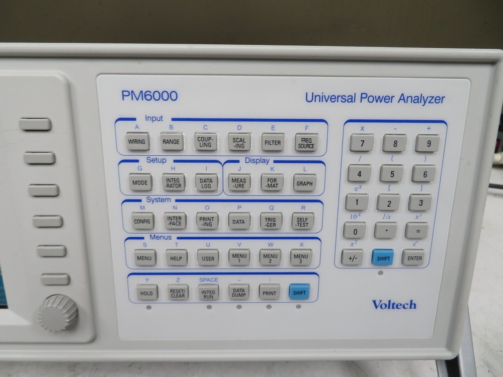 Voltech PM6000 Universal Power Analyzer 2 channel PU66