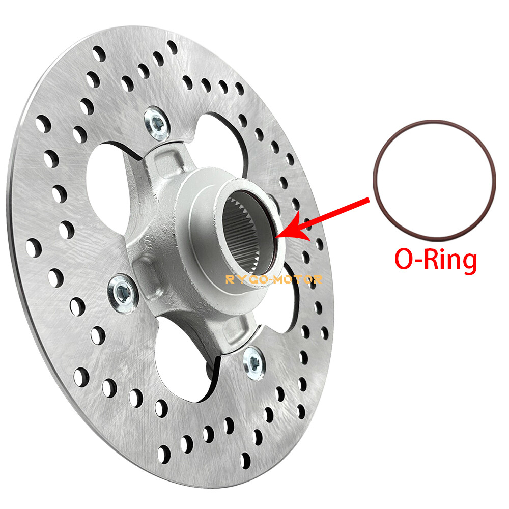 Rear Brake Rotor Disc W/Flange Hub for Honda TRX400EX Sportrax 400 TRX400X 99-14