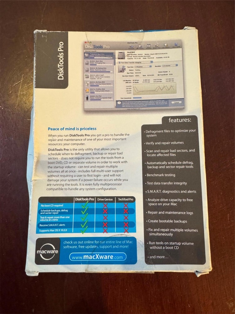 macware DiskTools Pro Vintage Utility Software
