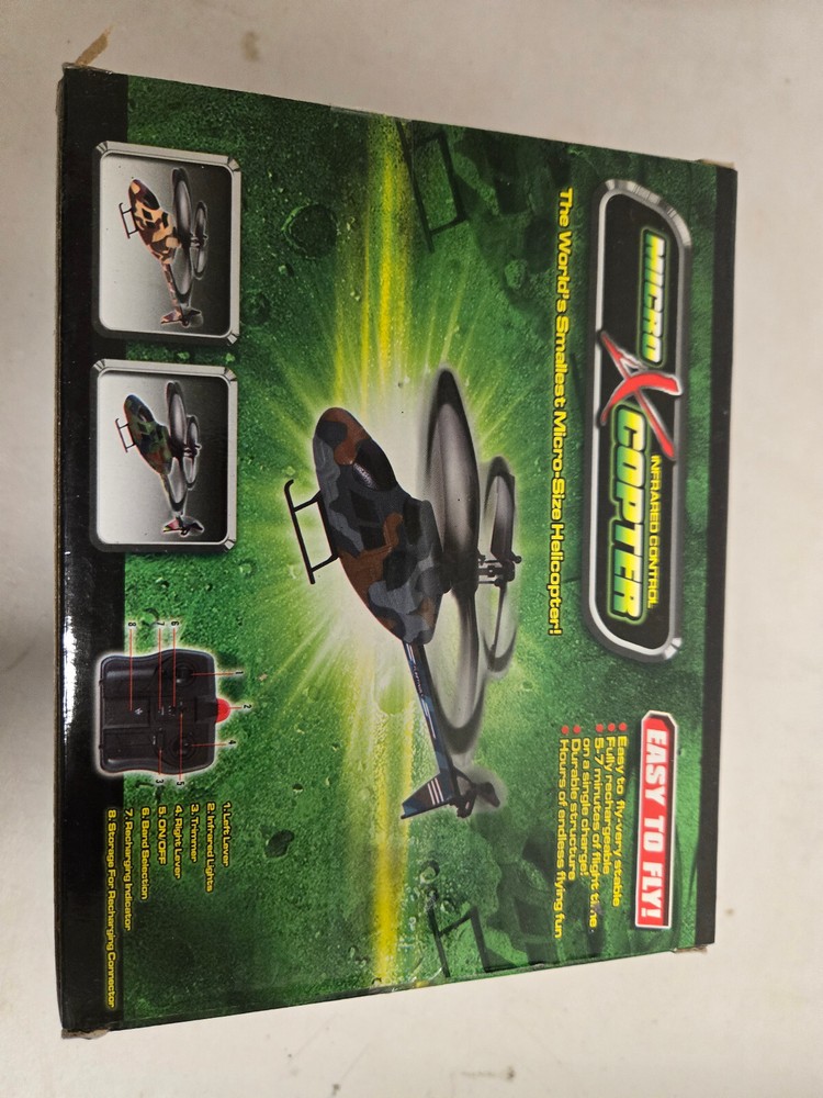 Micro XCopter Infrared Controlled Micro-Size Helicopter - New Old Stock