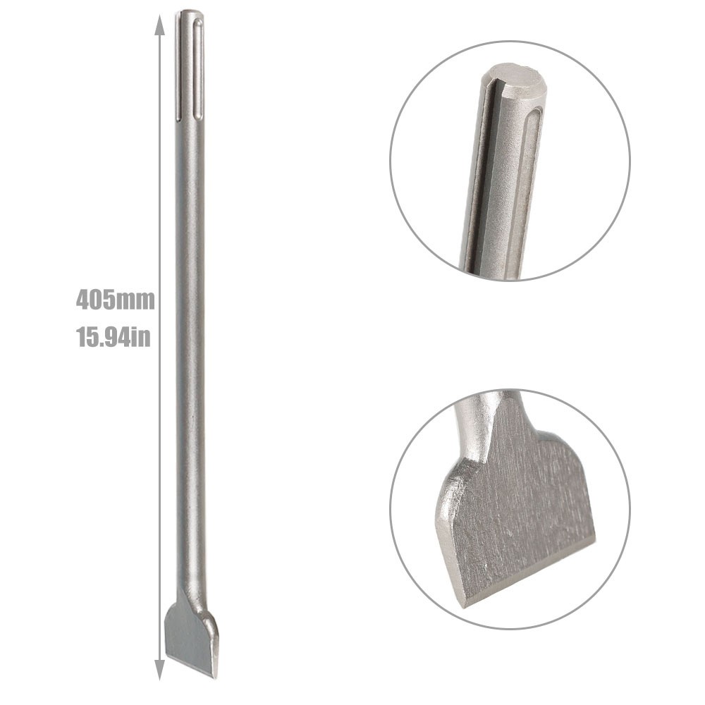 3 Pack SDS Max Chisel Rotary Hammer Drill Chisel Bits Set For Drilling