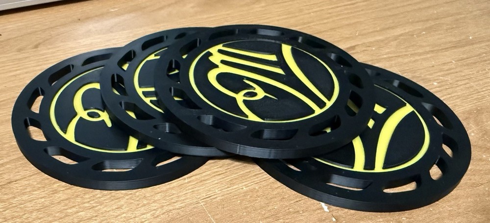 Mathew's Solocam Damping Theme Coasters With Holder