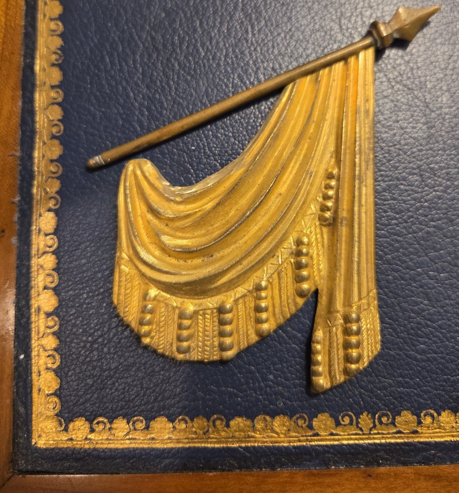 Antique Bronze Neoclassical Pediments