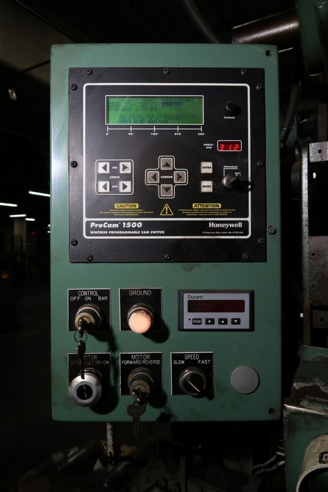 45 TON MINSTER "59S" FIXED-BASE GAP FRAME PRESS w/SERVO-FEED