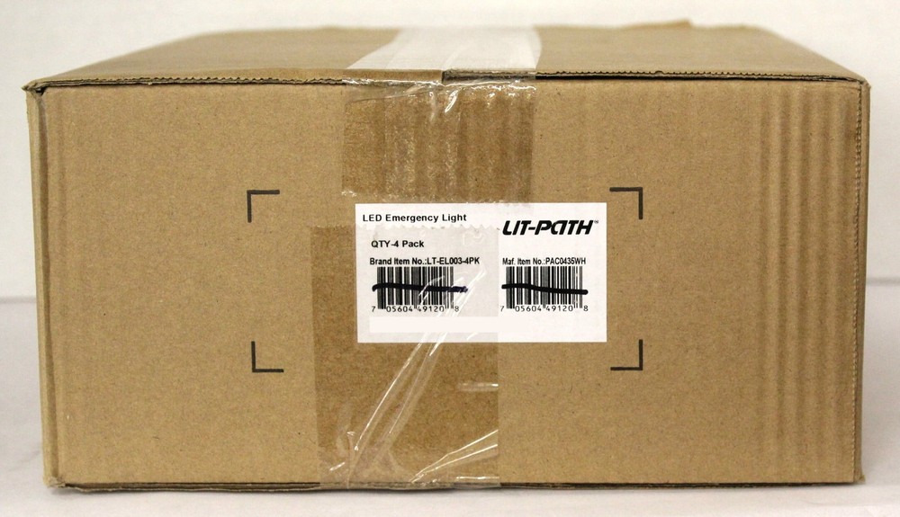 LIT-PCITH LED Emergency Light-Battery Backup White