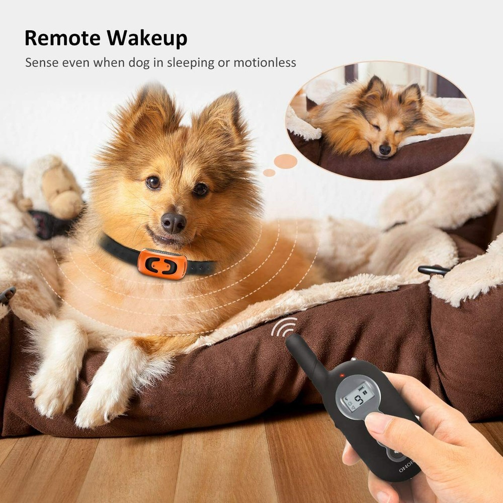 PREMIUM Dog Training Bark Collar w Remote 3 Training Modes Beep Shock Vibration