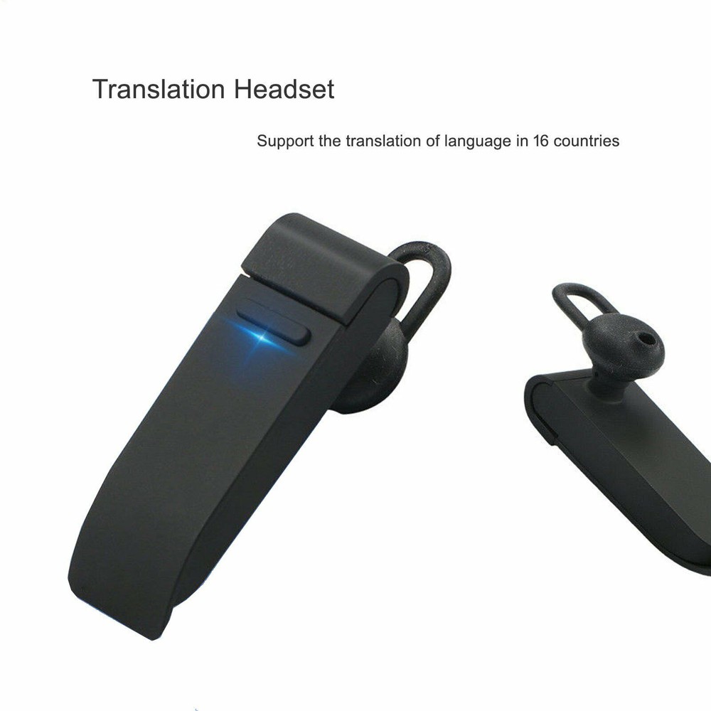 Multiple Language Smart Real Time Translator Headset for Travel Learning Meeting