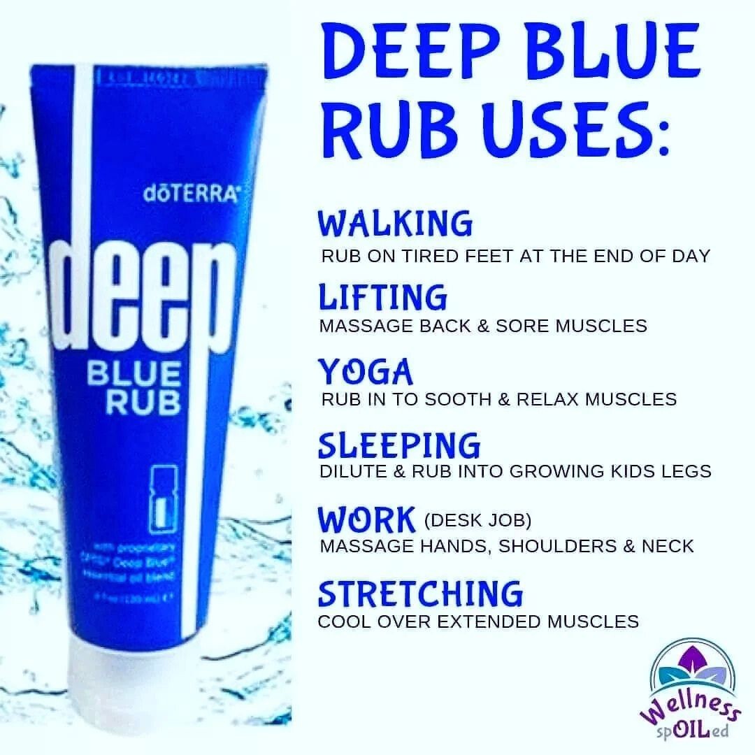 2PACK DoTerra Deep Blue Rub Topical Cream New Sealed 4oz/120ml -US Free Shipping