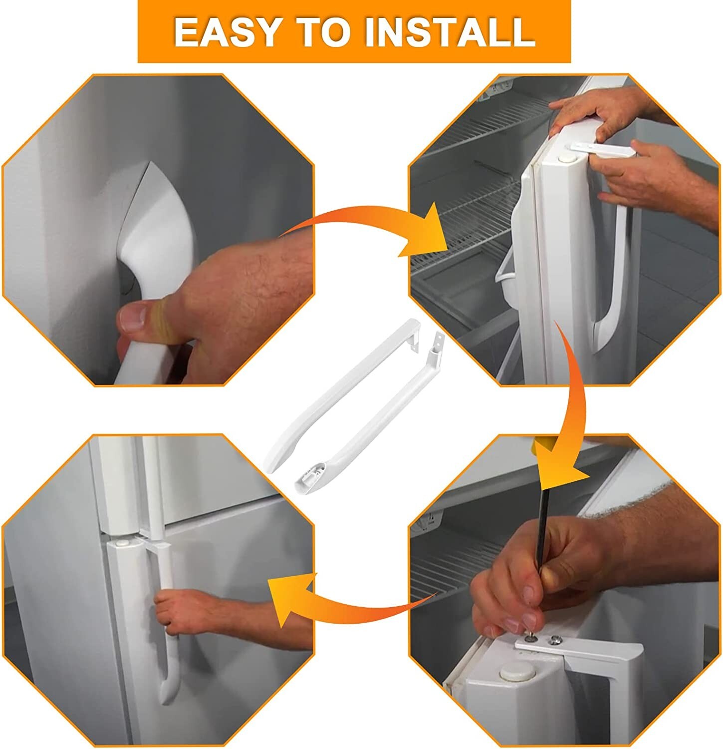 Fridge Door Handle 5304506469 For Frigidaire FFTR1821QW1 FFTR1817LW9 FFTR1814QW1