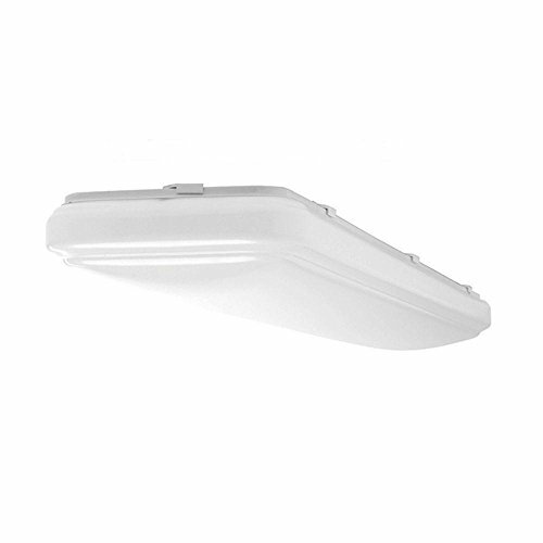 Hampton Bay 54647141 4 ft. x 1 ft. White LED Rectangular Ceiling Flushmount
