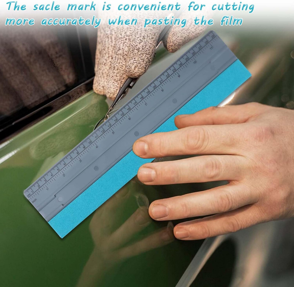 Felt Squeegee, 1Pcs 12 Inch Vinyl Squeegee Tool Wallpaper Tools Window Tint Sque