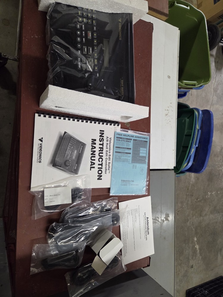 VIDEONICS Edit Suite A/B Roll Controller AB-1 With Adapter, Manual, Box