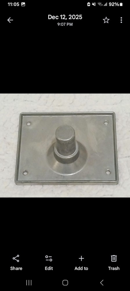 Roland Module/Multipad Mounting Plate-- Vintage 1988