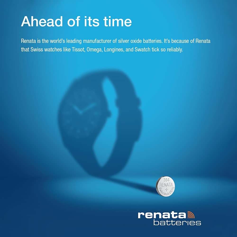 #344 Renata Watch Batteries 2Pcs