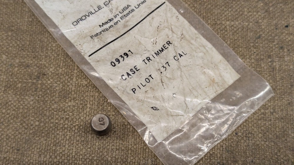 RCBS case trimmer pilot 37