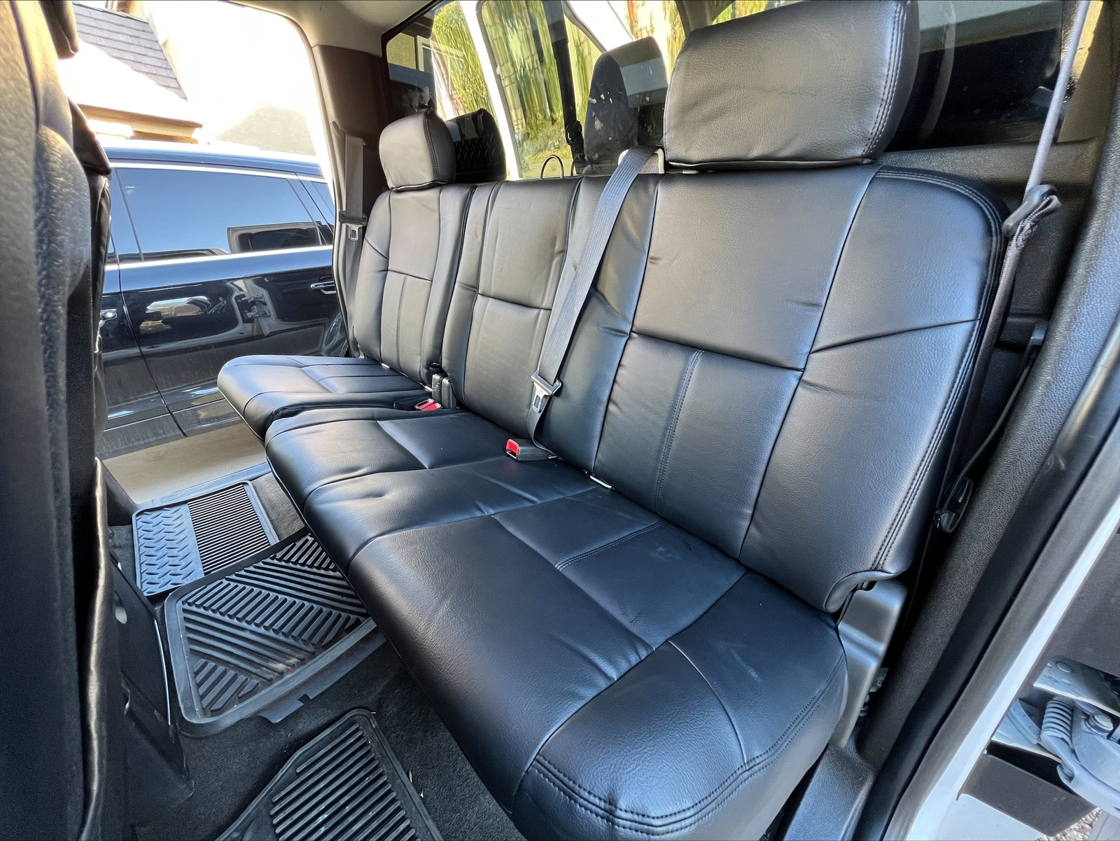 For Chevy Silverado 2007-2013 1500 2500 3500 Extended Cab Seat Covers Full Set