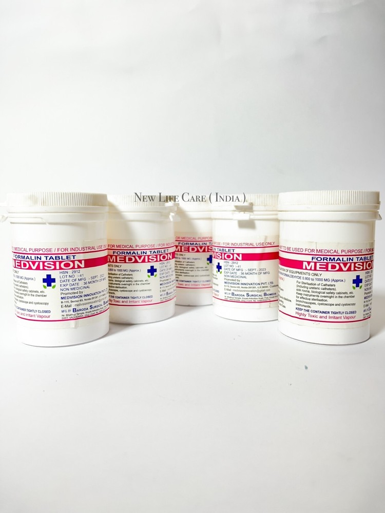 Formalin Tablets Paraformaldehyde Sterilisation & Disinfection.