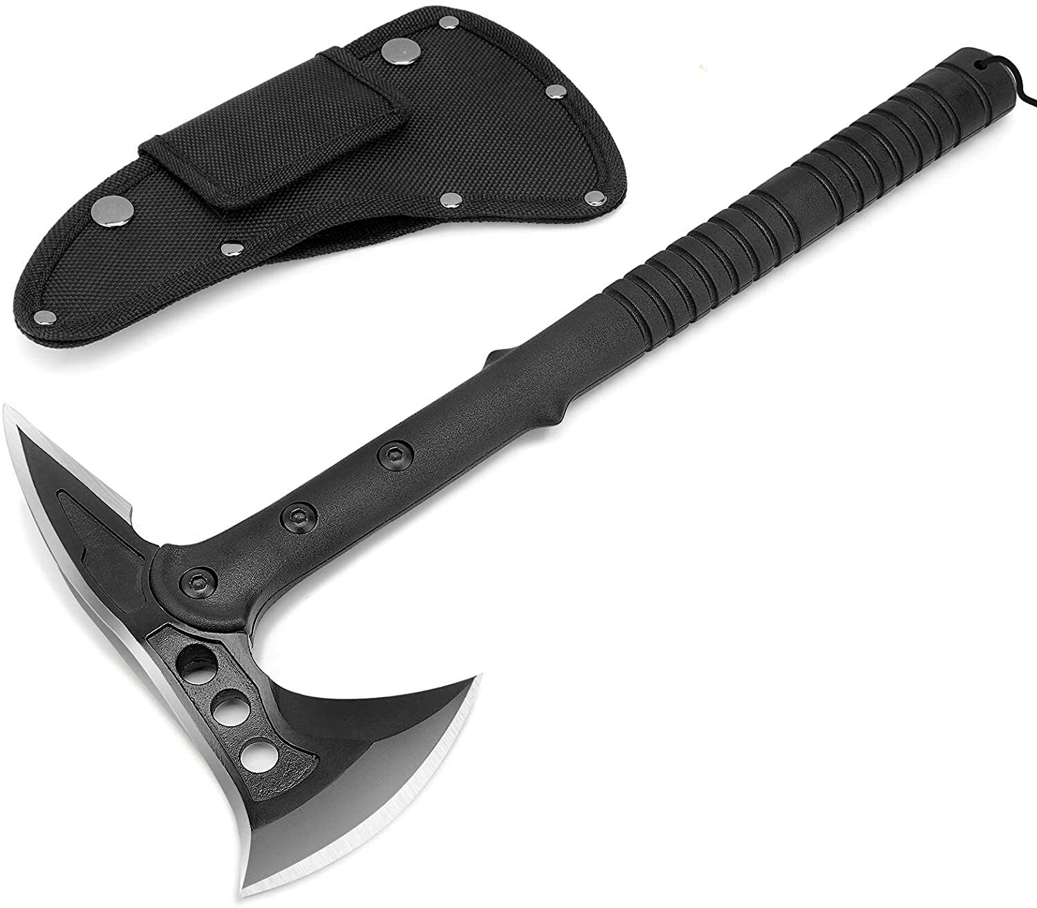 Tactical Tomahawk -Throwing Hatchet, Versatile EDC Axe -Emergency Breaching Tool