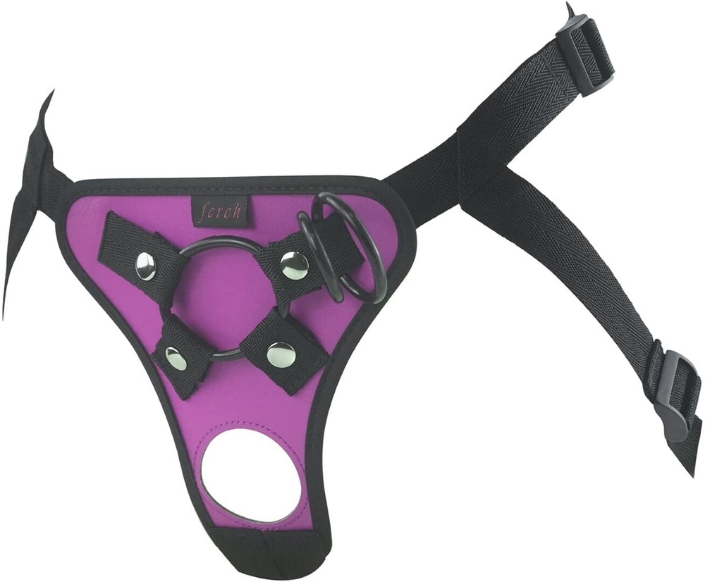 Adjustable Harness, Ferch Double Hole Pegging Harness Leather Soft