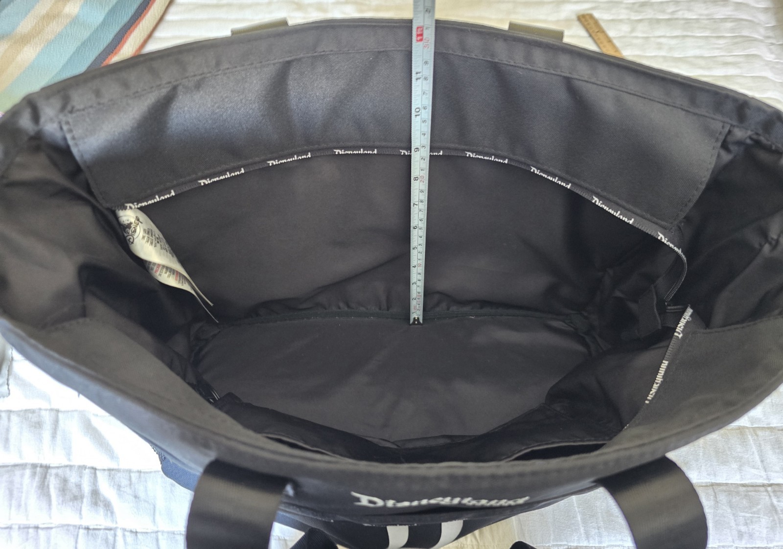 Disneyland - Black Long Tote Bag (New for 2026, with tags)