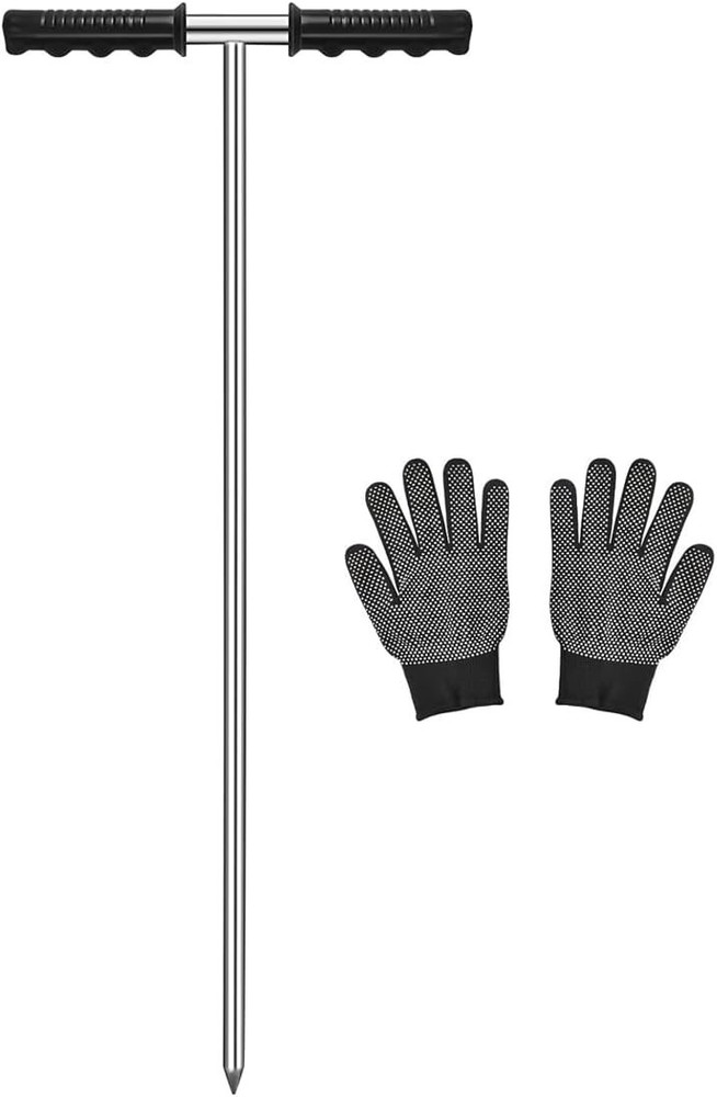 High-Quality 32-48 Inch Soil Probe Rod with Sharp Tip for Precise Depth Locating