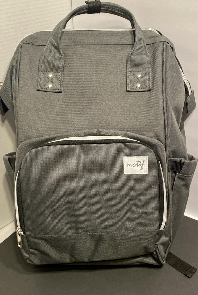 TRAVEL BACKPACK  MULTIUSE /MULTIPLE STORAGE POCKETS AND INSULATED -  GRAY/TEAL